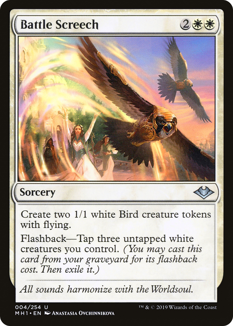 Battle Screech (004) Foil - Modern Horizons
