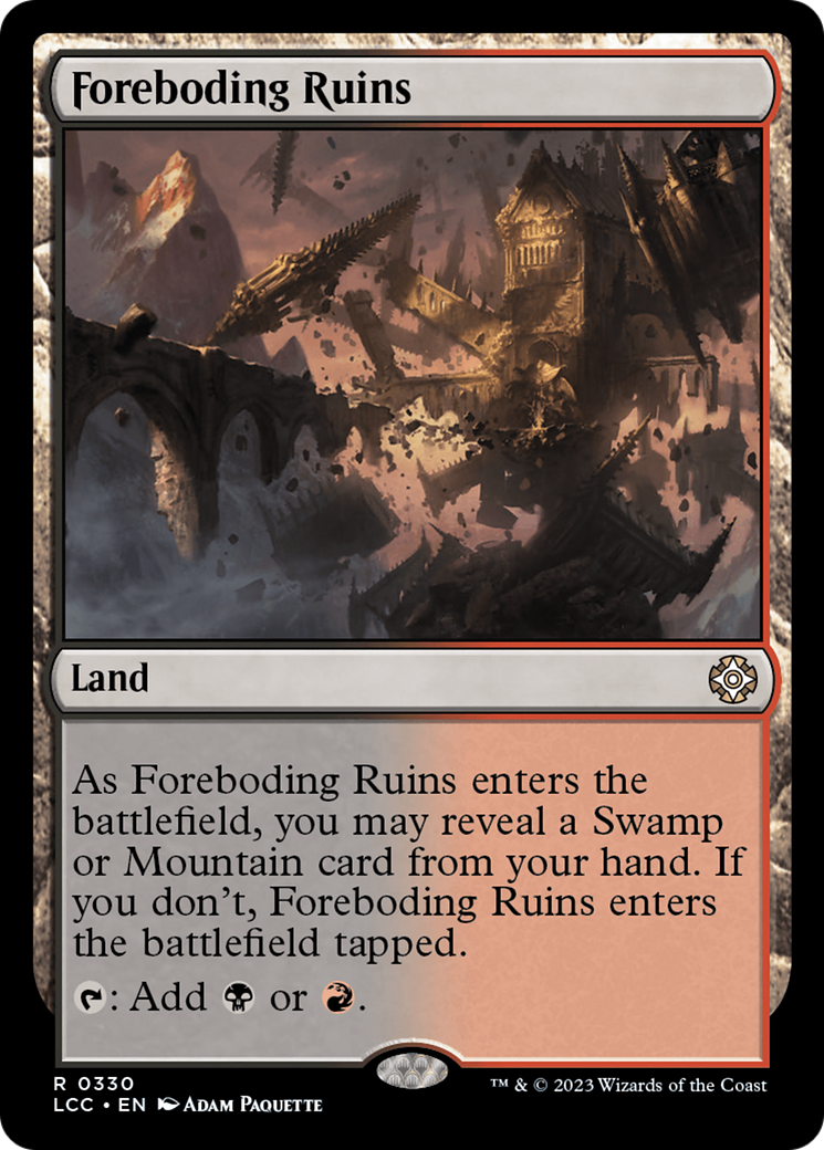 Foreboding Ruins (330) - The Lost Caverns of Ixalan Commander