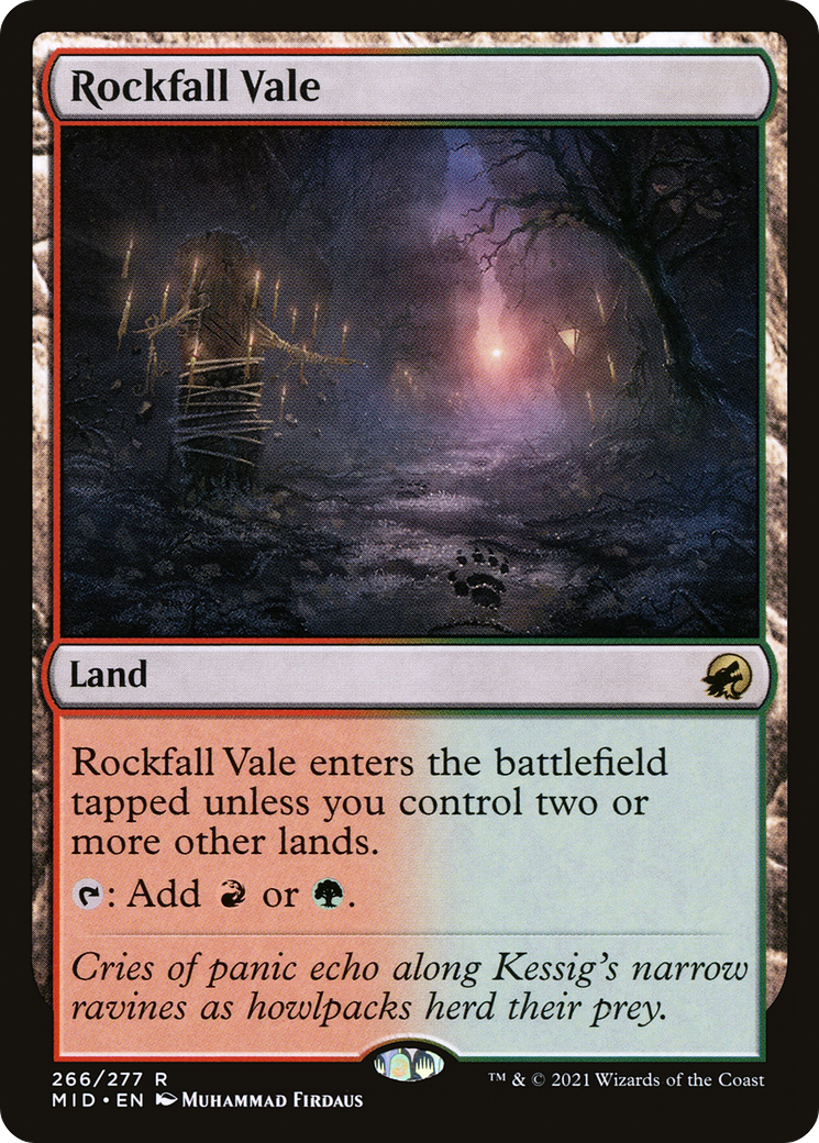 Rockfall Vale (266) Foil - Innistrad: Midnight Hunt
