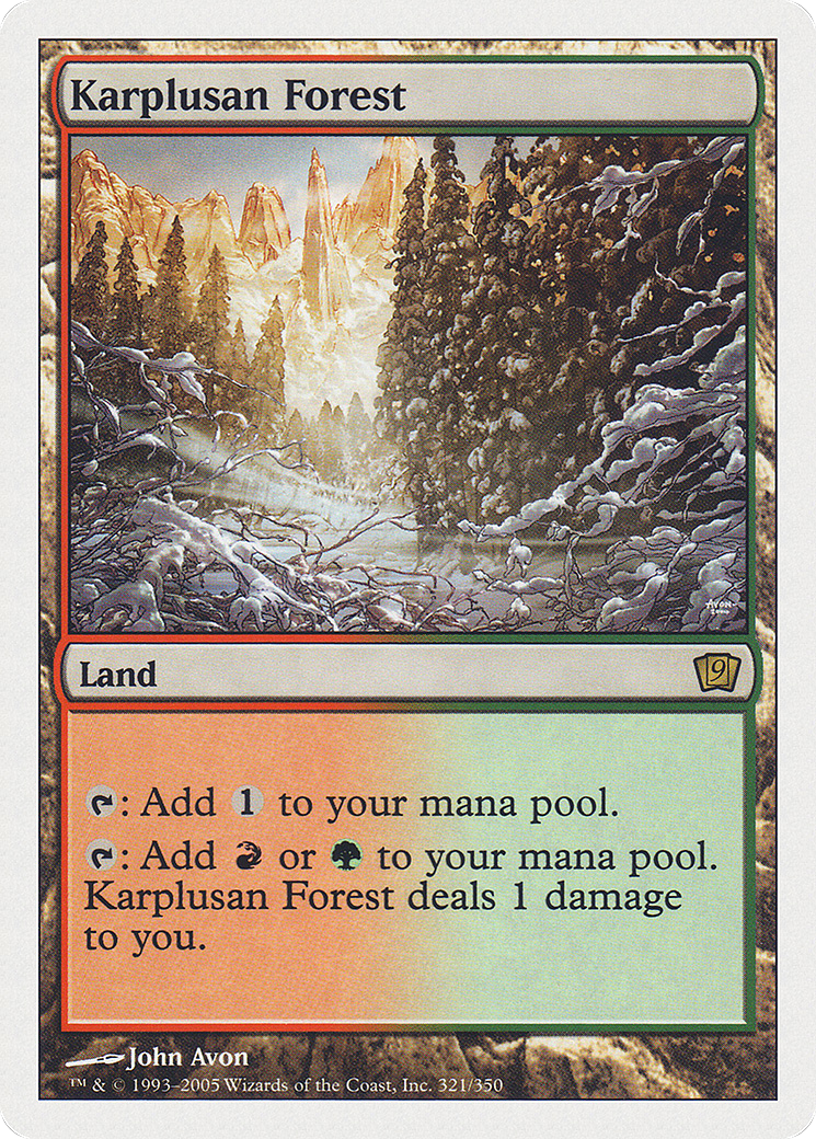 Karplusan Forest (321) - Ninth Edition