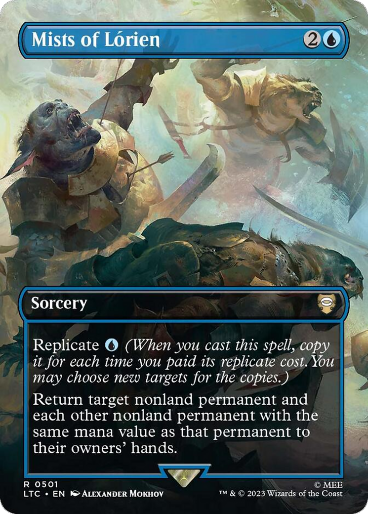 Mists of Lorien (Borderless) (501) Foil - Tales of Middle-earth Commander