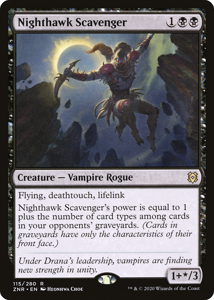 Nighthawk Scavenger (115) Foil - Zendikar Rising