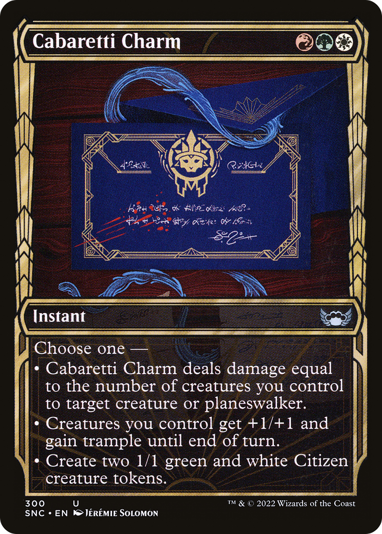 Cabaretti Charm (Showcase) (300) Foil - Streets of New Capenna