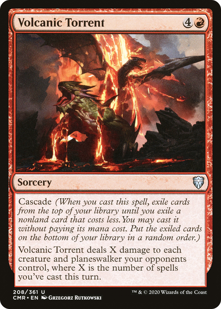 Volcanic Torrent (208) - Commander Legends