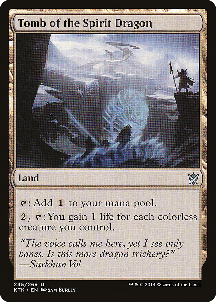 Tomb of the Spirit Dragon (245) Foil - Khans of Tarkir