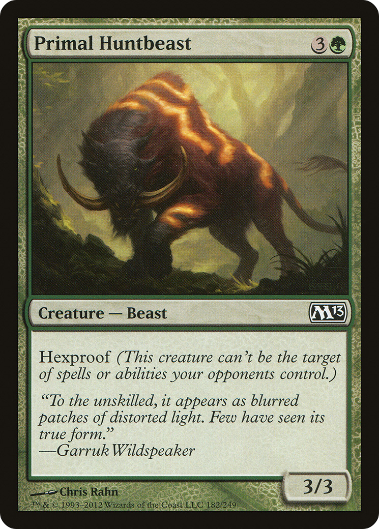 Primal Huntbeast (182) Foil - Magic 2013