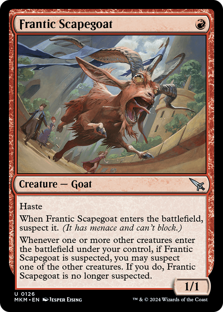 Frantic Scapegoat (126) Foil - Murders at Karlov Manor