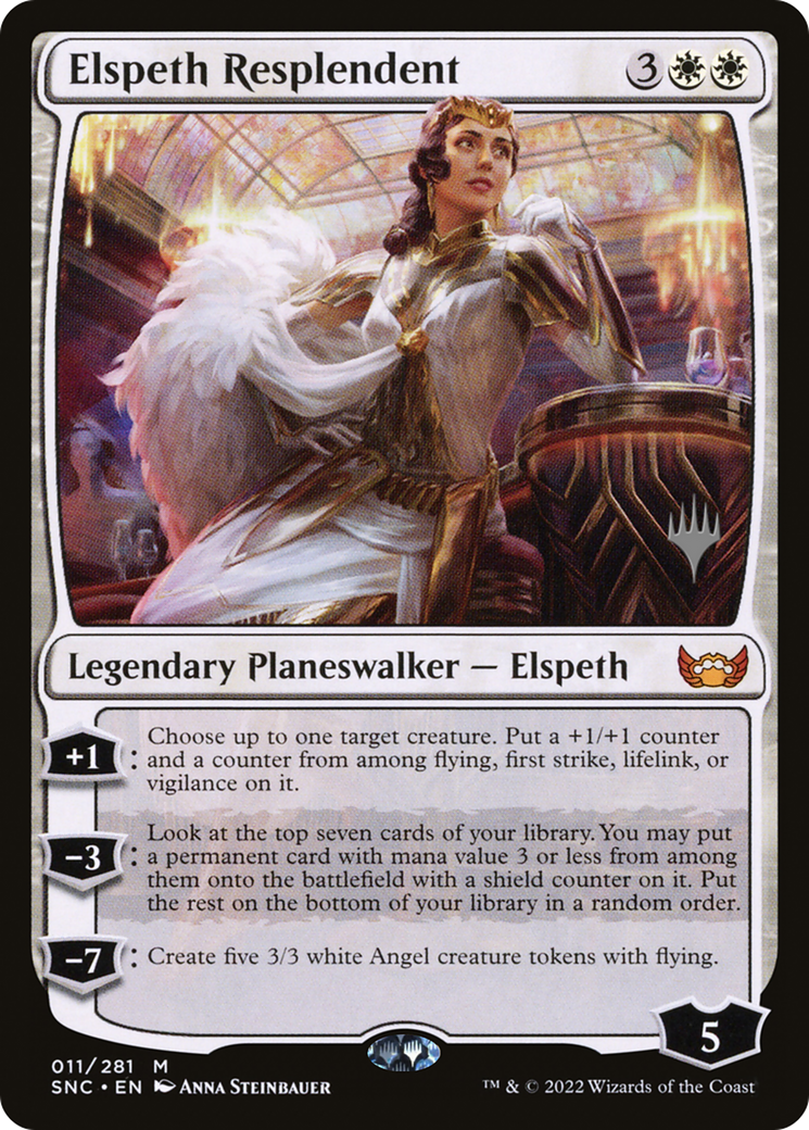 Elspeth Resplendent (11p) Foil - Streets of New Capenna Promos