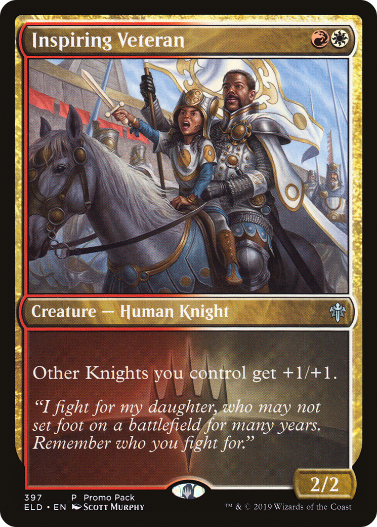 Inspiring Veteran (397) - Throne of Eldraine