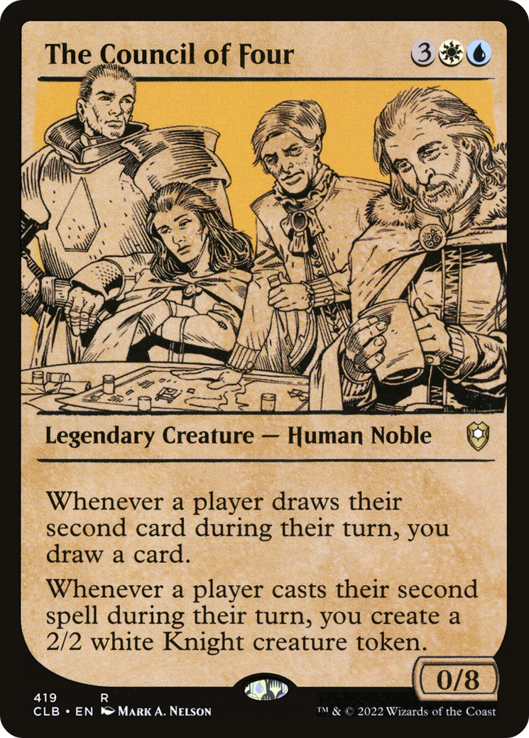 The Council of Four (Showcase) (419) - Commander Legends: Battle for Baldur's Gate