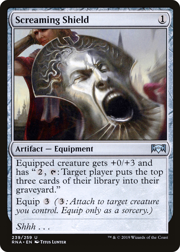 Screaming Shield (239) Foil - Ravnica Allegiance