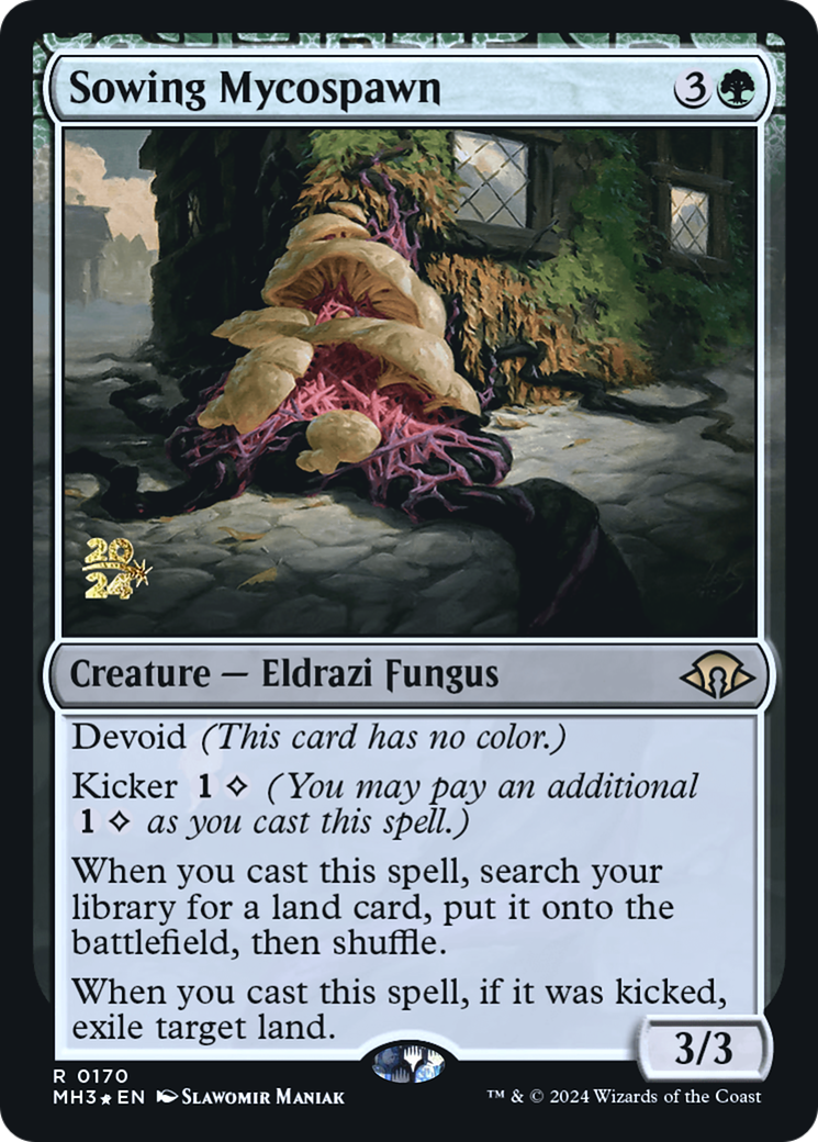 Sowing Mycospawn (170) Foil - Modern Horizons 3 Promos