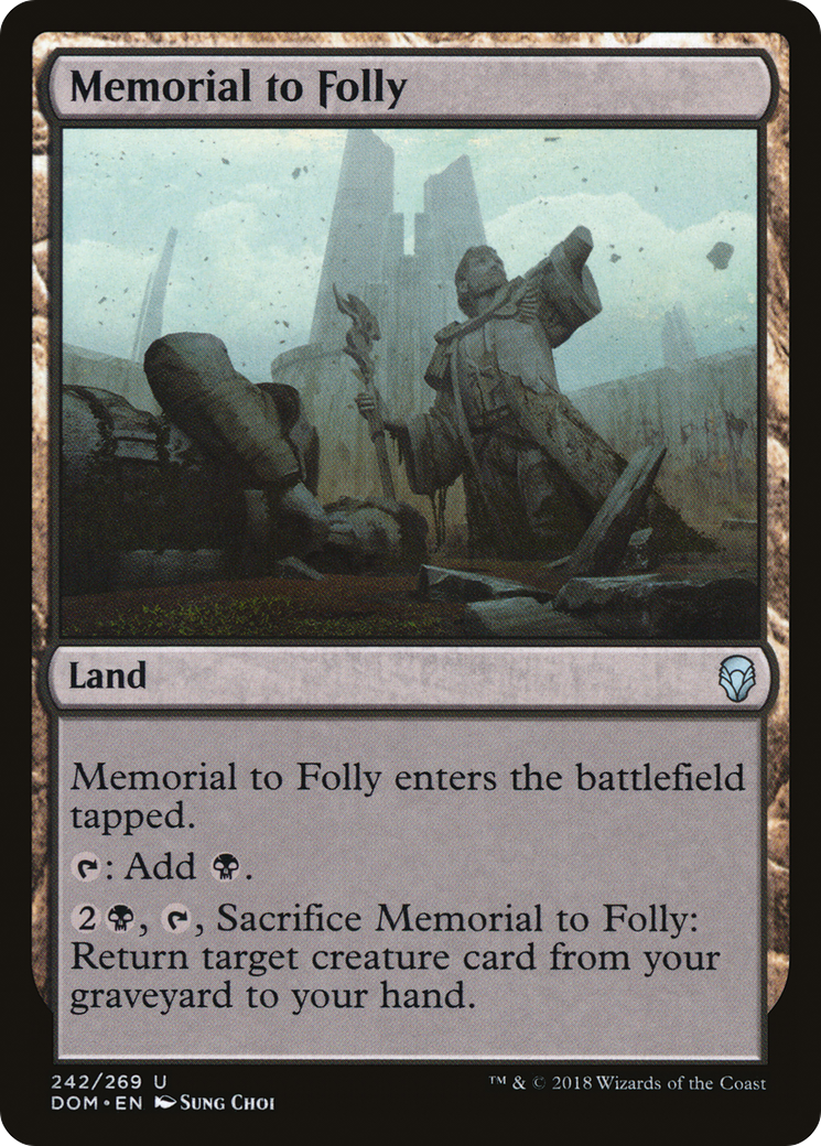 Memorial to Folly (242) Foil - Dominaria