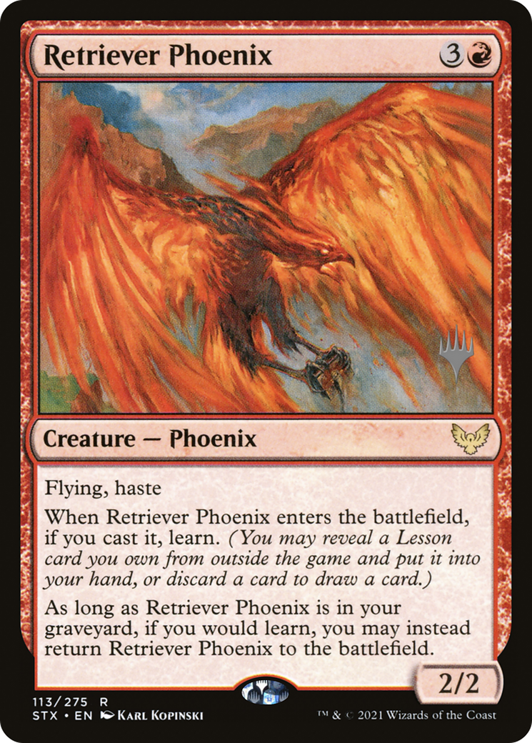 Retriever Phoenix (113) Foil - Strixhaven: School of Mages Promos