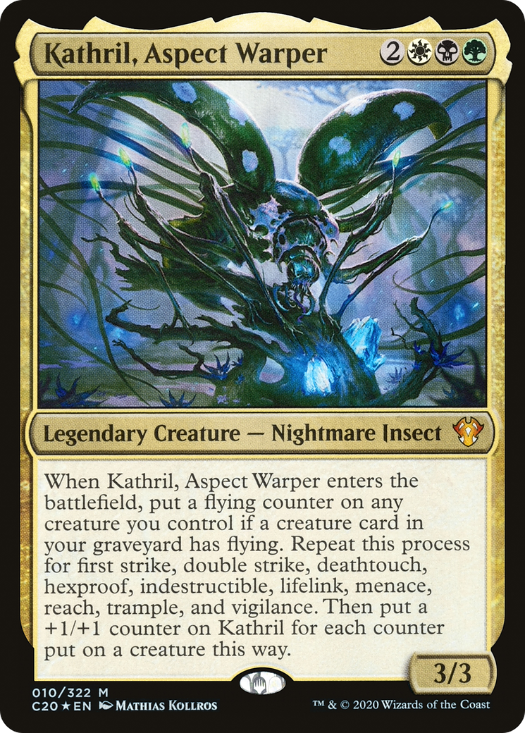 Kathril, Aspect Warper (010) Foil - Commander 2020