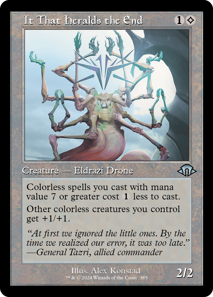 It That Heralds the End (Retro) (385) Foil - Modern Horizons 3