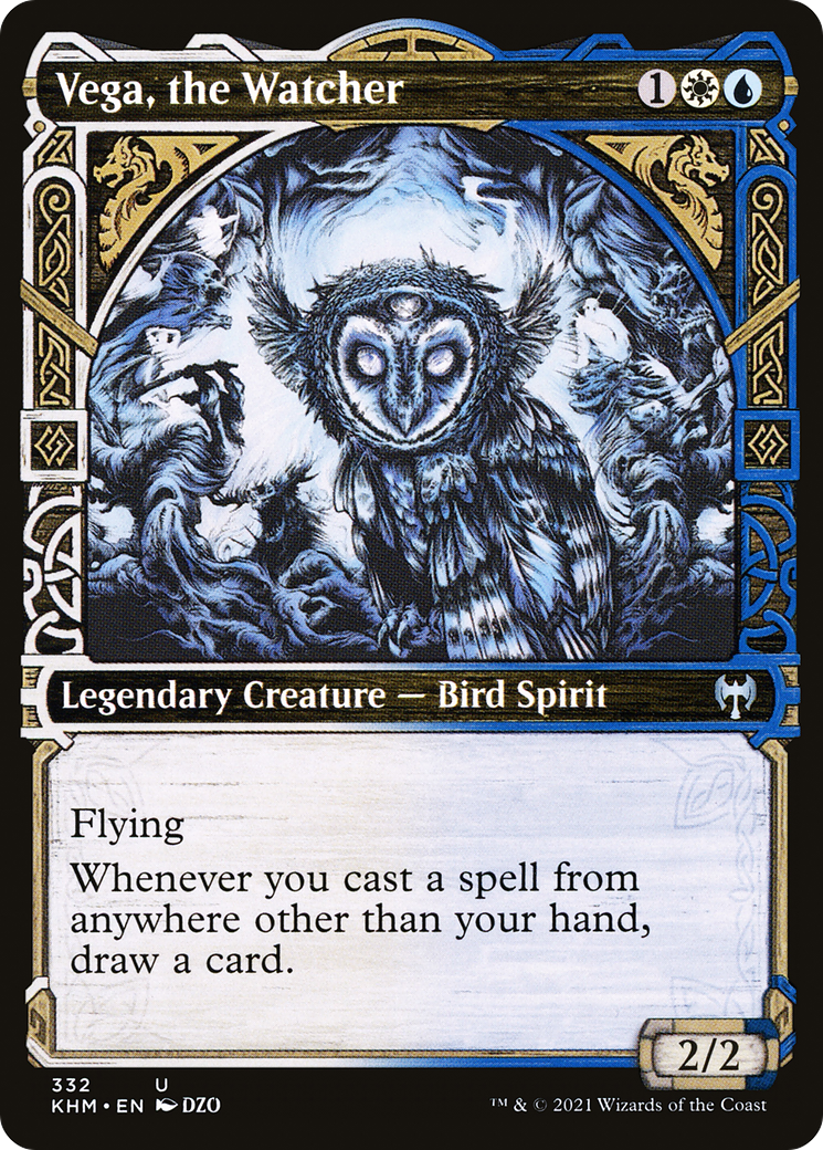 Vega, the Watcher (Showcase) (332) Foil - Kaldheim