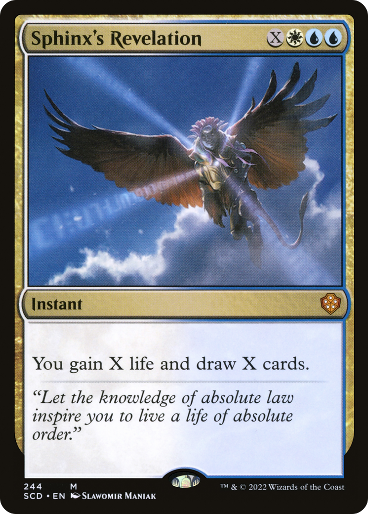 Sphinx's Revelation (244) - Starter Commander Decks