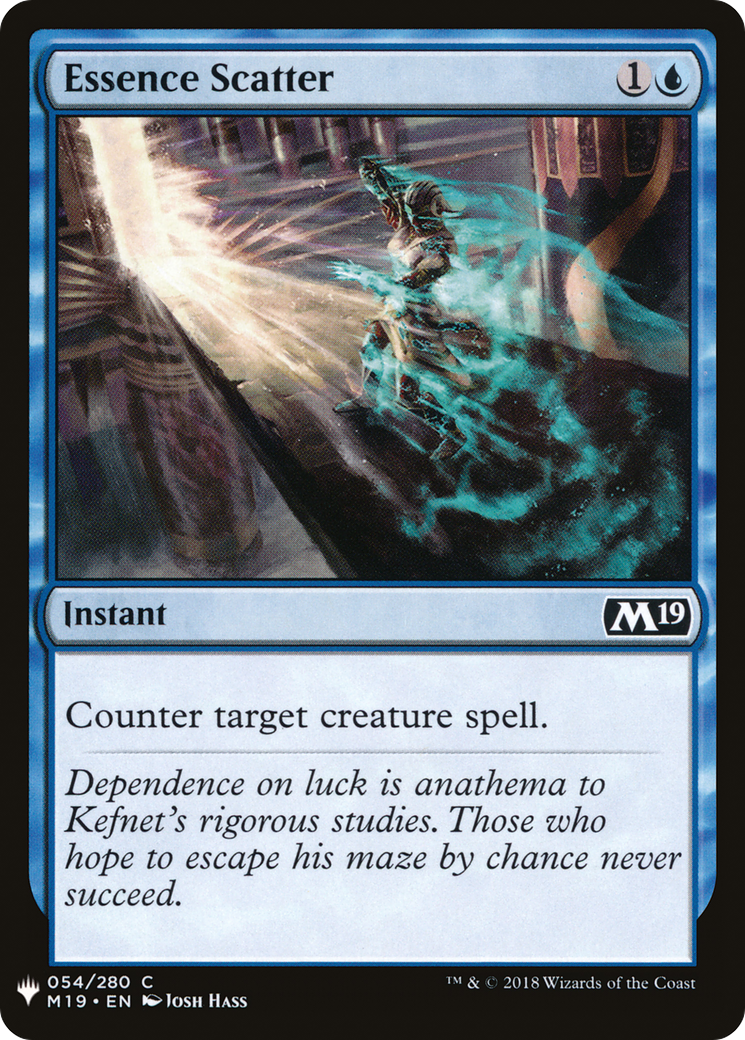 Essence Scatter (M19-54) - The List
