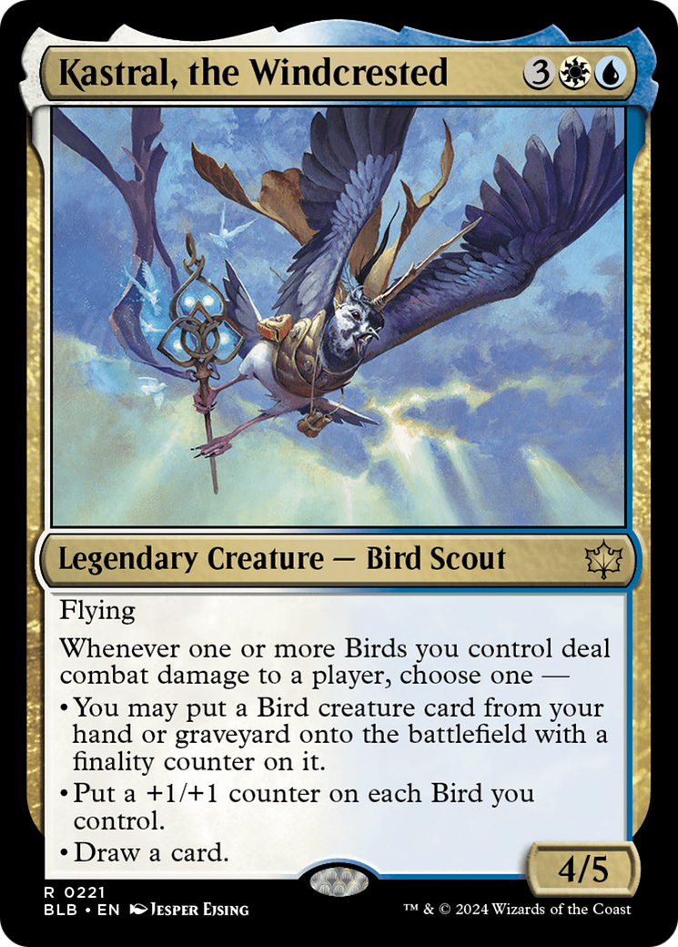 Kastral, the Windcrested (221) Foil - Bloomburrow