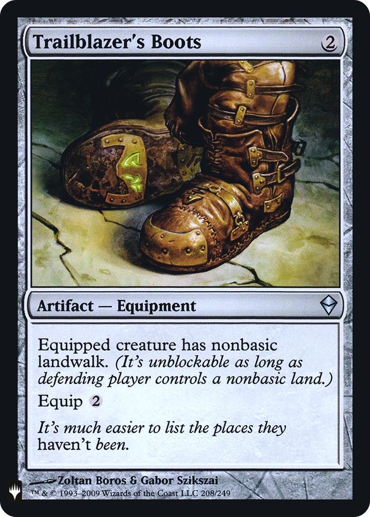 Trailblazer's Boots (ZEN-208) Foil - The List