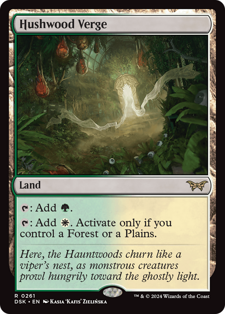 Hushwood Verge (261) Foil - Duskmourn: House of Horror