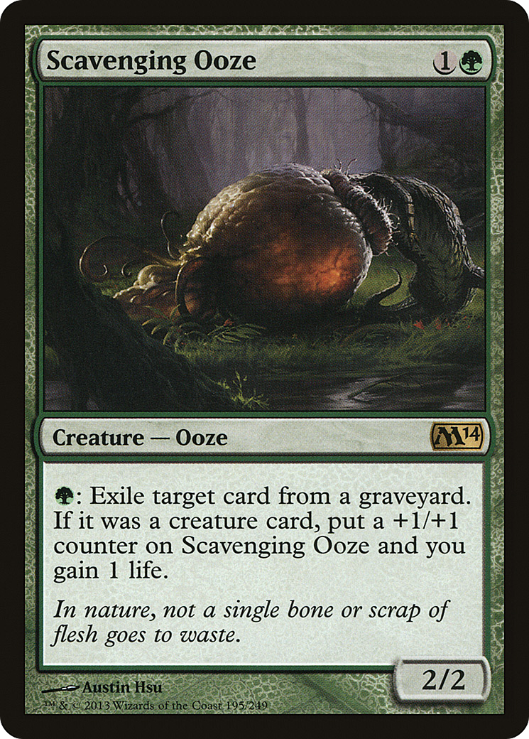 Scavenging Ooze (195) Foil - Magic 2014