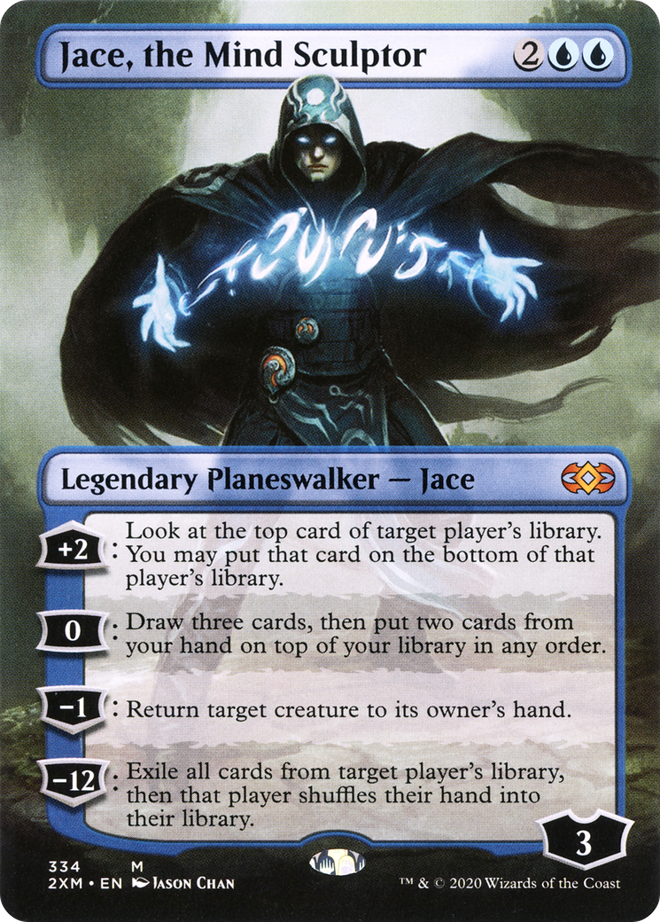 Jace, the Mind Sculptor (Borderless) (334) - Double Masters