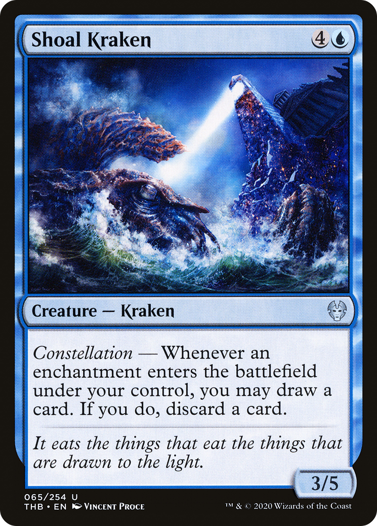 Shoal Kraken (065) Foil - Theros Beyond Death