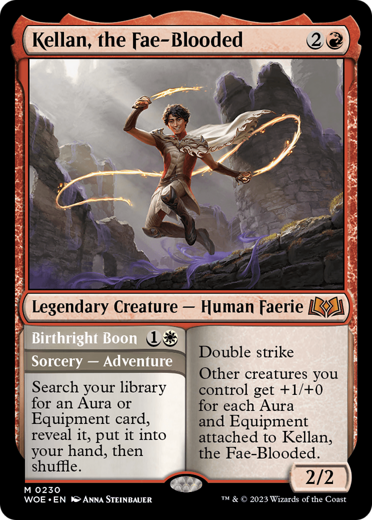 Kellan, the Fae-Blooded (230) Foil - Wilds of Eldraine