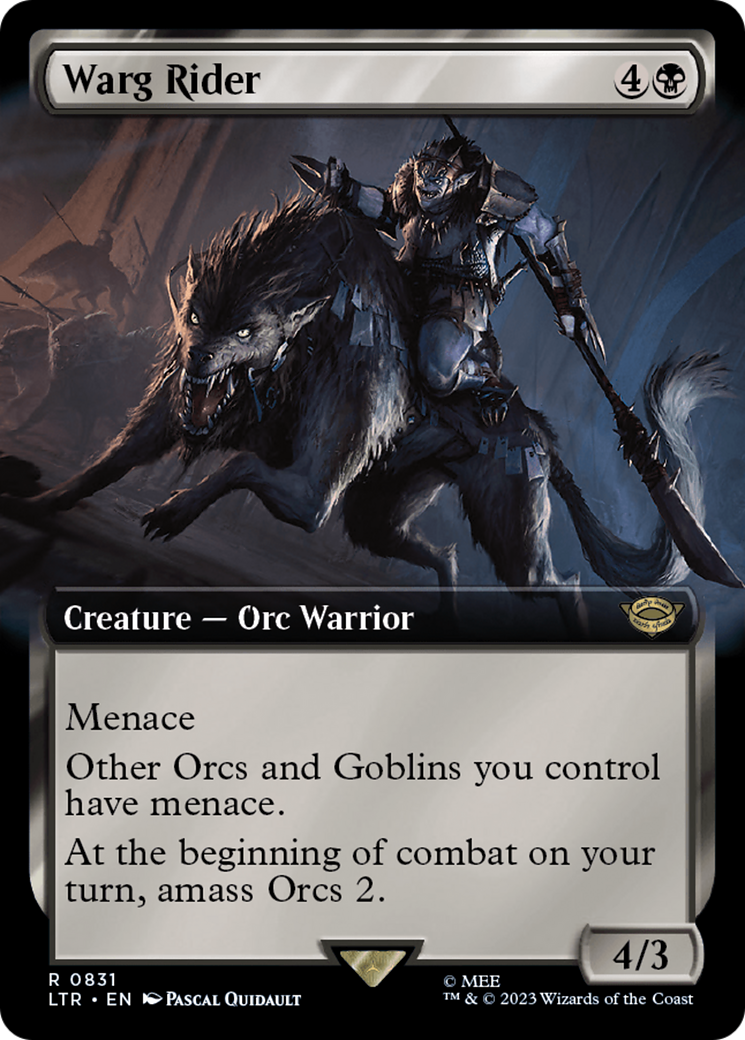 Warg Rider (Extended Art) (831) - The Lord of the Rings: Tales of Middle-earth