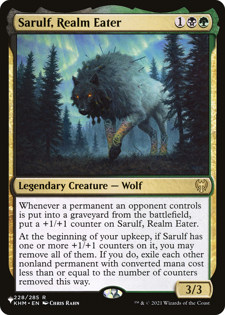 Sarulf, Realm Eater (KHM-228) - The List