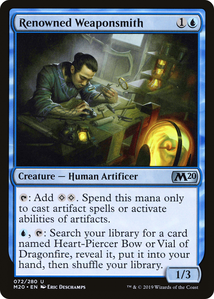 Renowned Weaponsmith (072) - Core Set 2020