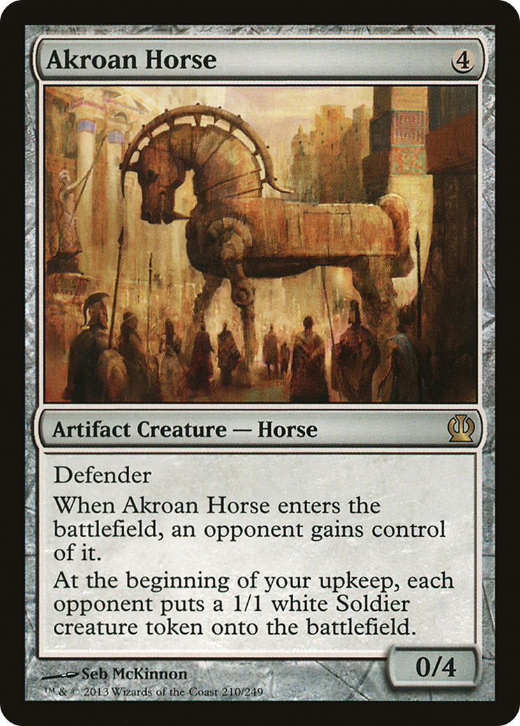 Akroan Horse (210) Foil - Theros