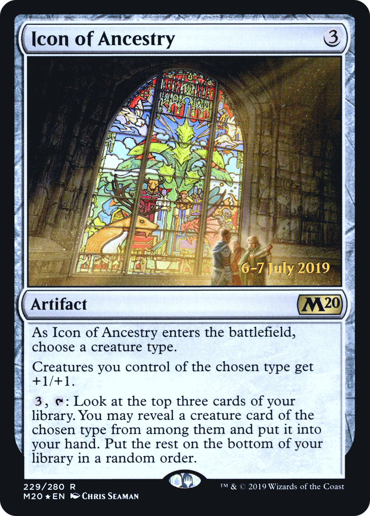 Icon of Ancestry (229s) Foil - Core Set 2020 Promos