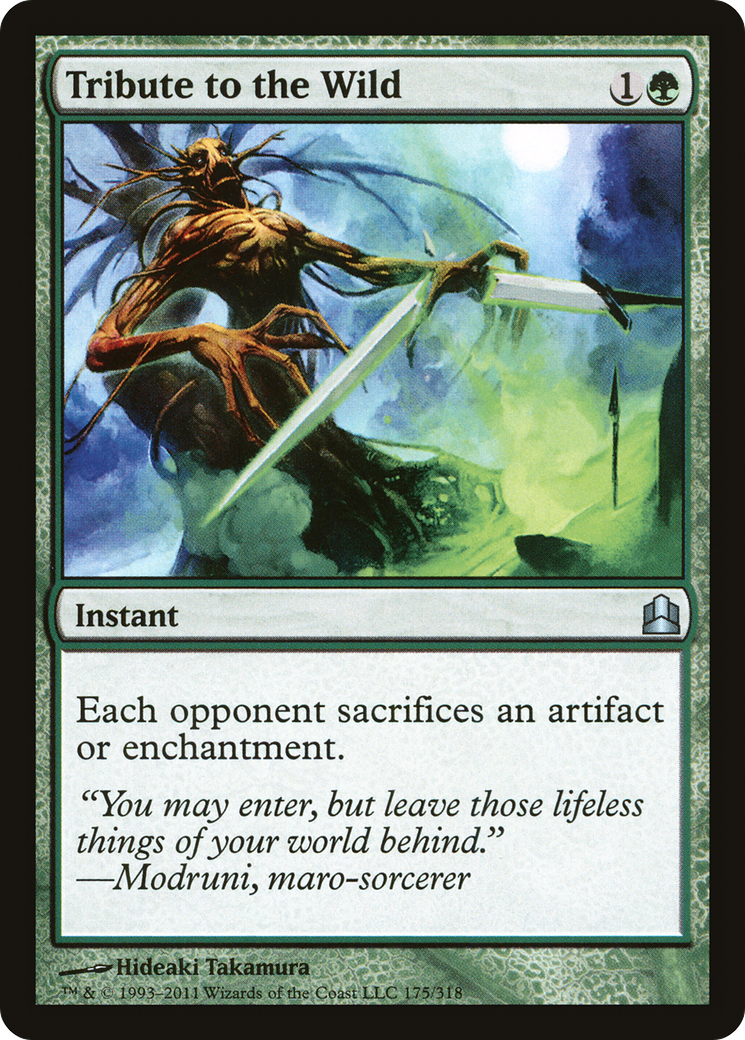 Tribute to the Wild (175) - Commander 2011