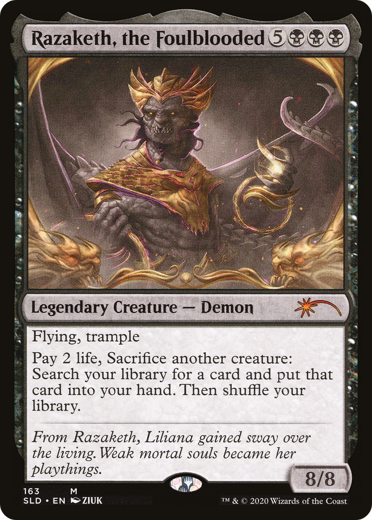 Razaketh, the Foulblooded (163) Foil - Secret Lair Drop