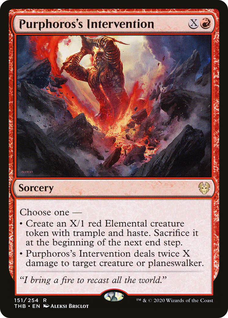 Purphoros's Intervention (151) - Theros Beyond Death