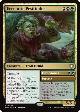 Eccentric Pestfinder (046) - Commander: Secrets of Strixhaven
