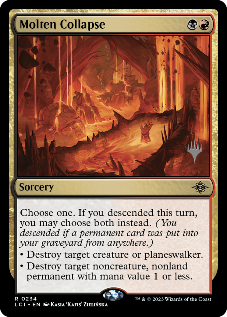 Molten Collapse (234) - The Lost Caverns of Ixalan Promos