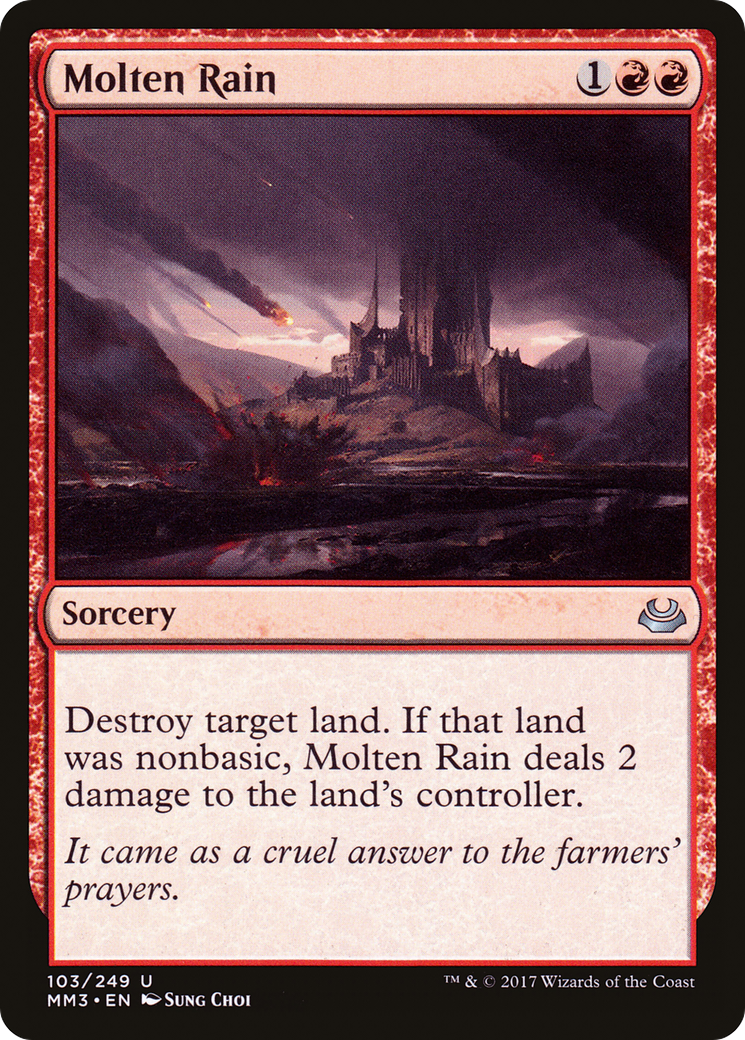 Molten Rain (103) Foil - Modern Masters 2017