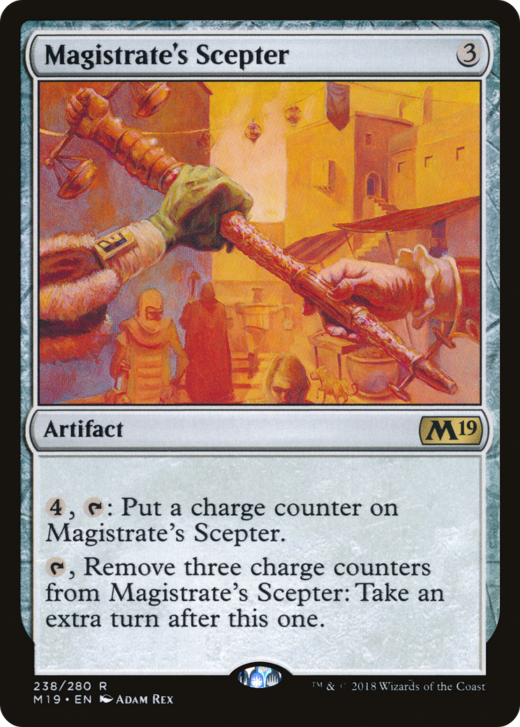 Magistrate's Scepter (238) Foil - Core Set 2019