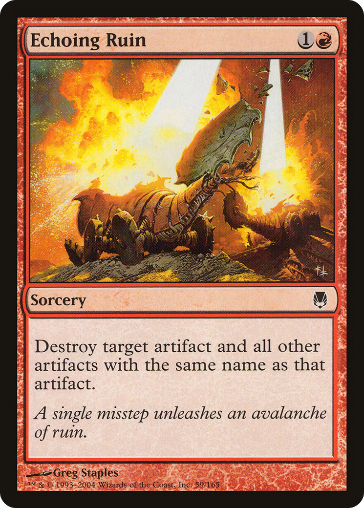 Echoing Ruin (059) Foil - Darksteel