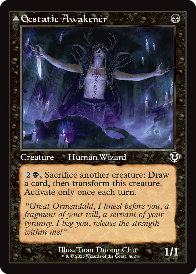 Ecstatic Awakener // Awoken Demon (Retro) (462) Foil - Innistrad Remastered