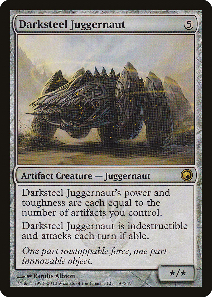 Darksteel Juggernaut (150) Foil - Scars of Mirrodin