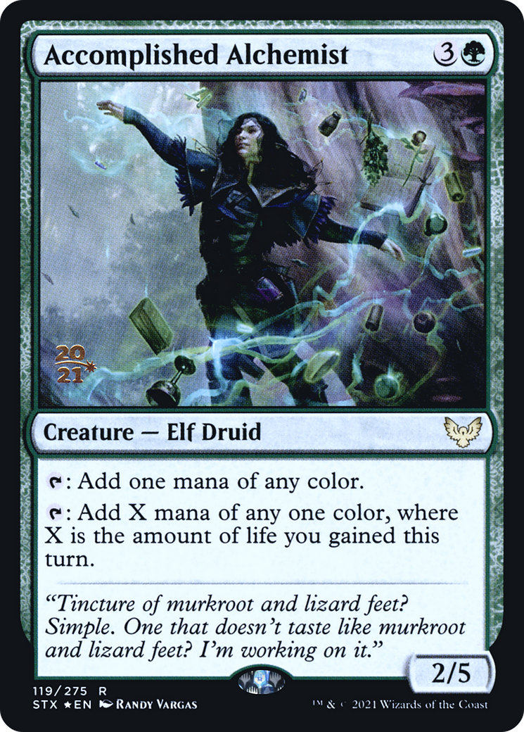 Accomplished Alchemist (119s) Foil - Strixhaven: School of Mages Promos