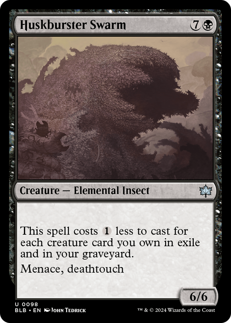Huskburster Swarm (098) Foil - Bloomburrow