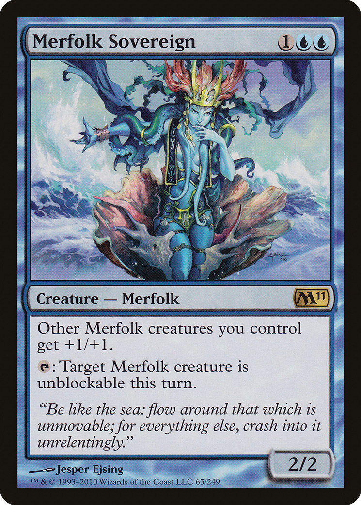 Merfolk Sovereign (065) Foil - Magic 2011