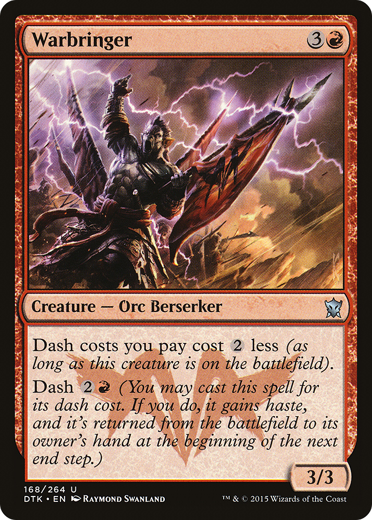 Warbringer (168) Foil - Dragons of Tarkir