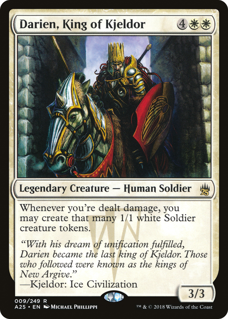 Darien, King of Kjeldor (009) Foil - Masters 25